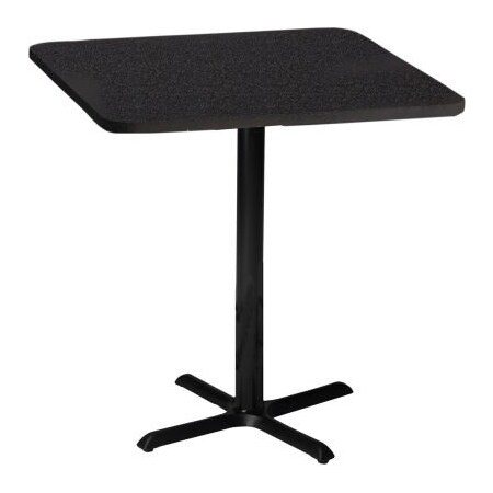 Safco Safco Bistro Series 30 Square Bar Height Restaurant Table, Black CA30SHBTANT